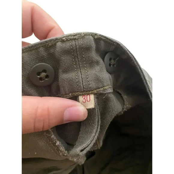 Vintage Polo Ralph Lauren military crew trouser cargo Pants Size 30 - Picture 3 of 9